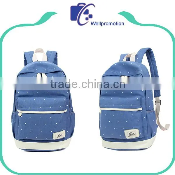 Customized Fashion Backpack for Girls Girl / Canvas Backpack With Different Color photo-2
