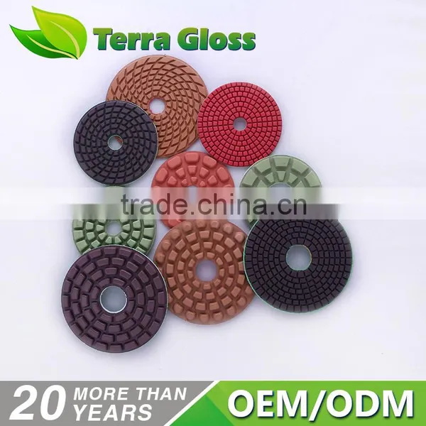 China Manufacturer Pad Diamond Wet Polishing Pads