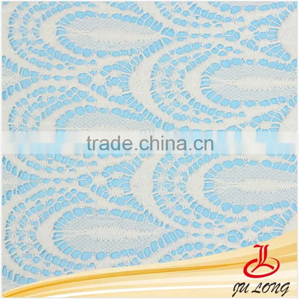 2015 China Supplier Lace Fabric Desings for Hottest Wedding Clothing