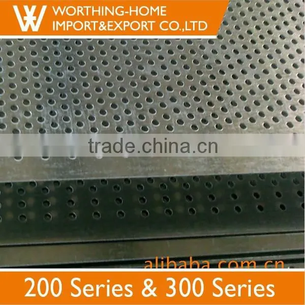 201 Cold Rolled Metal Round Hole Perforated Corrugated Stainless Steel Sheet photo-5