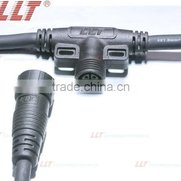 LLT Hot Sales M16 Wire Distributor Led Lighting System Waterproo T Connector photo-3
