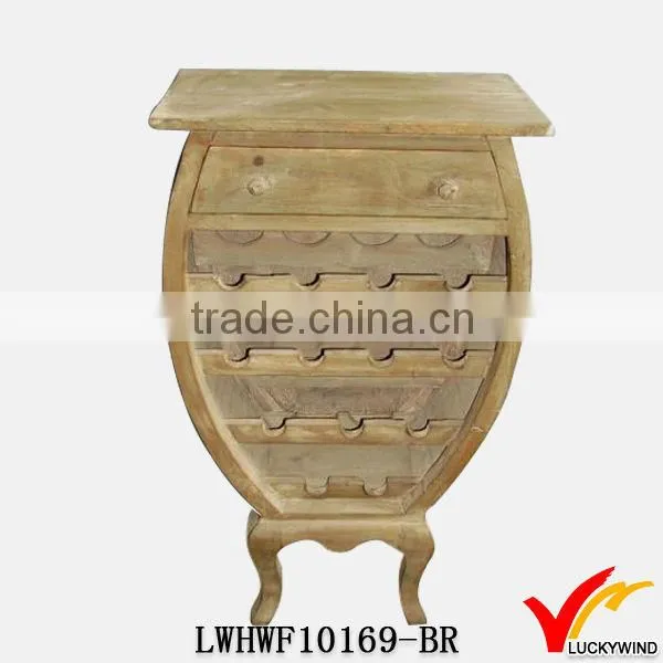 Wood Wine Rack Table