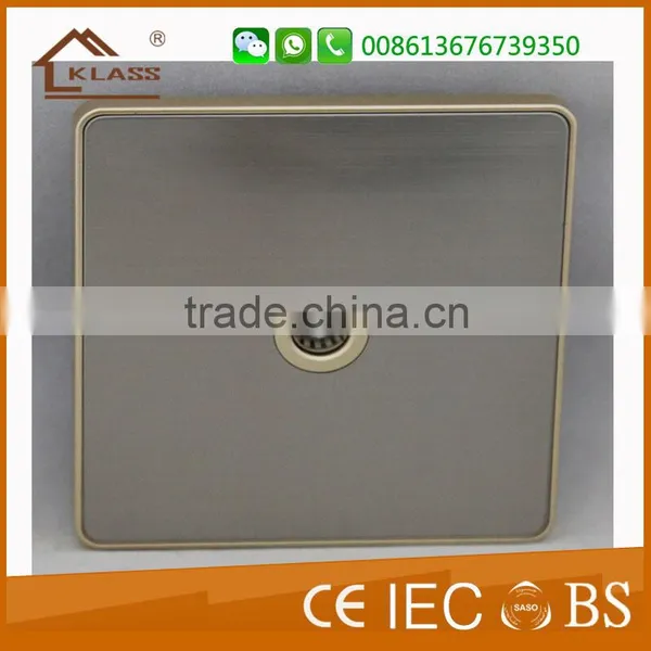 Brushed Stainless Steel Electric Door Bell Switch Home GOLDEN With CE Certificate photo-5