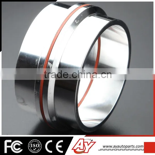 2.5inch High Quality Aluminum Exhaust DownPipe V Band Flange photo-5
