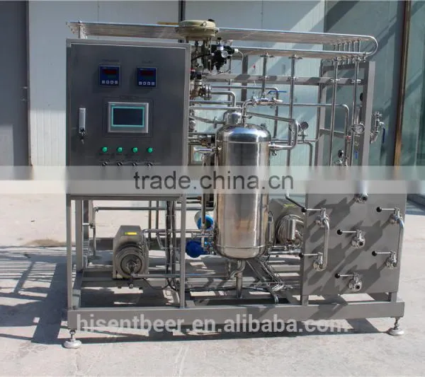 High Quality China Qingdao 2T Touch Screen Beer Pasteurizer Sterilization Machine Equipment photo-2