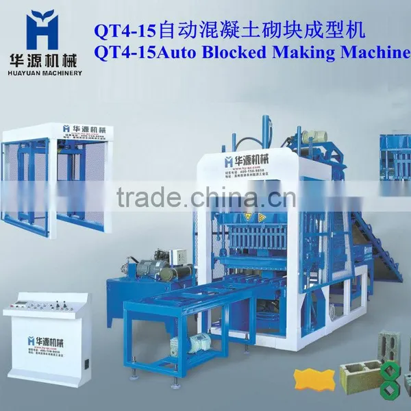 Sale Well QT4-15 Automatic Cement Brick Making Machine Price in India