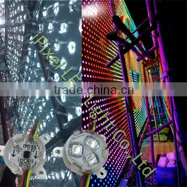 IPixel Led Rgb Led Lighting 30mm Flat Led String UCS1903IC Clear Lens photo-3