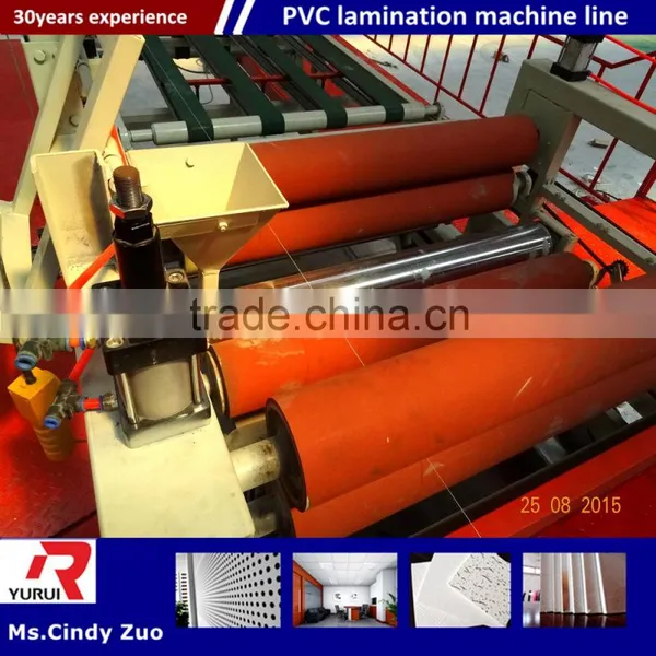 Small Capacity Gypsum Ceiling Board Making Machine/pvc Laminated Gypsum Ceiling Board Making Machine photo-3