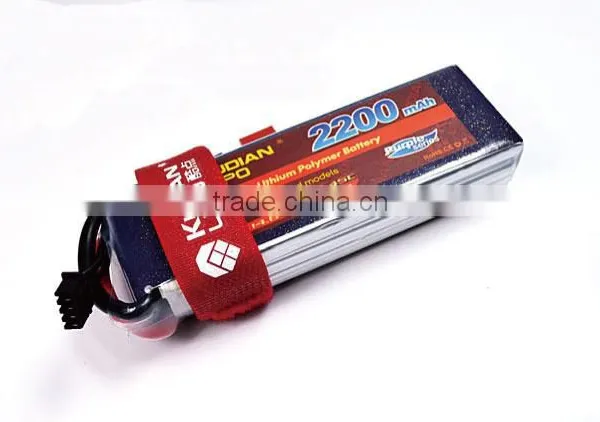 High Quality 11.1v 2200mah 35C Lipo Battery for RC FPV Quadcopter DJI photo-2