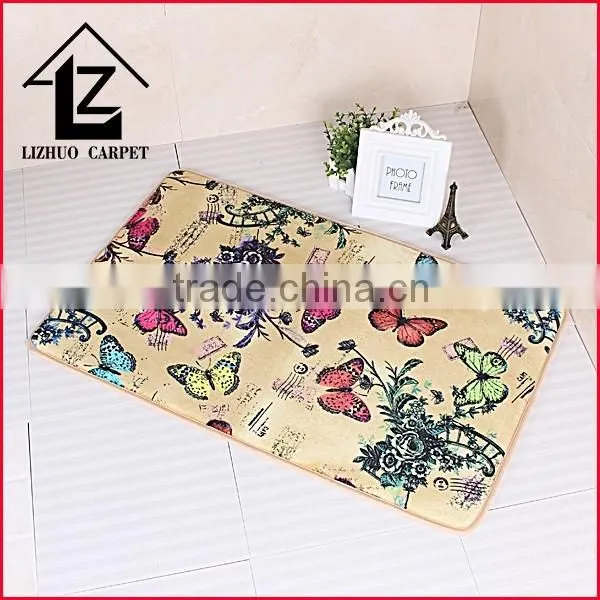 New Design Eco-friendly Printing Anti Slip Bath Mat Outdoor Rugs Carpet photo-5