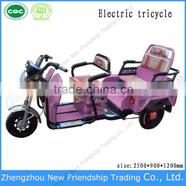2 Seater Foldable 3 Wheel Electric Tricycle Cargo Bike
