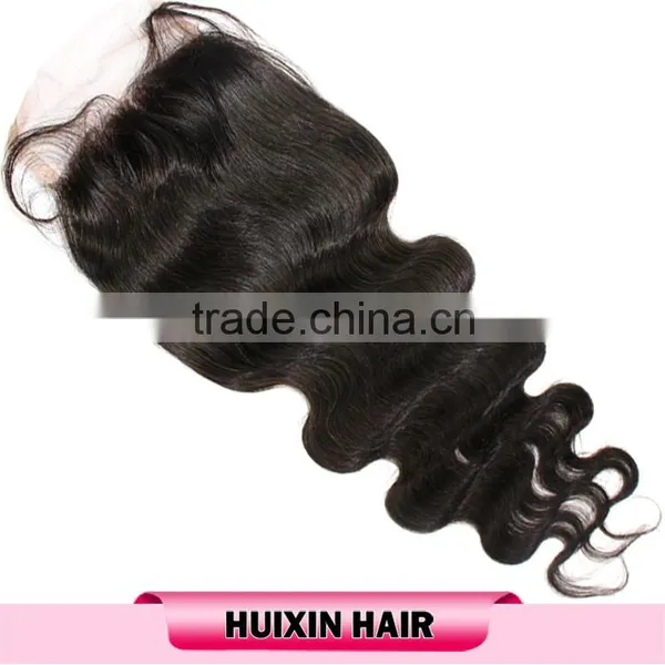 2016 Hot Selling Three Part Cheap Lace Closure Virgin Malaysian Silk Base Closure 4x4 Lace Closure photo-2