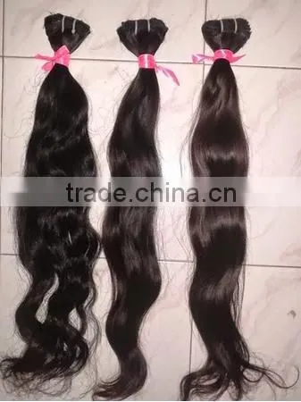 Cheap Indian 100% Remy Human Hair Extension Tangle Free Wholesale Real Hair