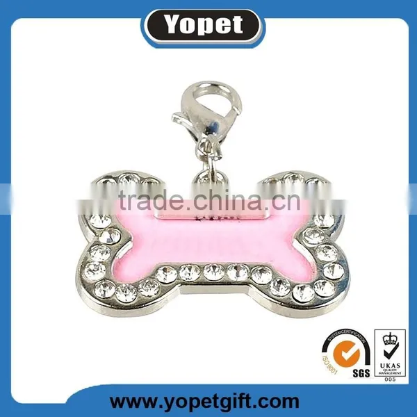 Pink Color Crystal Dog Tag Laser Engraving Machine