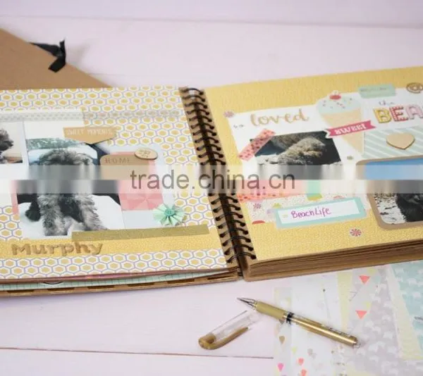 2017 New Style DIY Scrapbook Planner Notebook photo-5