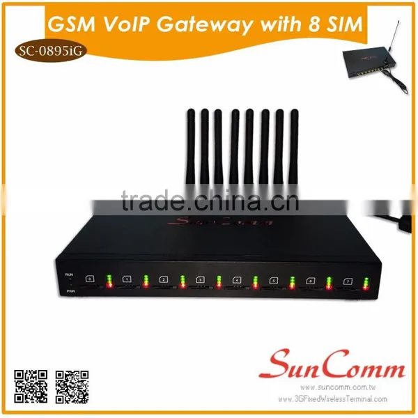 SC-0895iG Quad Band GoIP GSM Gateway With 8 Ports photo-2