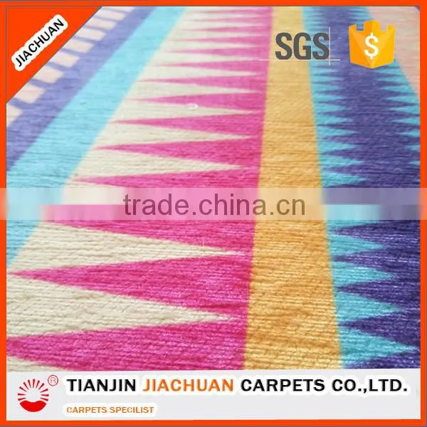 Floral Hotel Chenille Yarn Printed Carpet photo-5