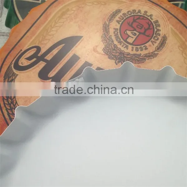 Embossed Custom Shape Car Advertising Board License Plate Aluminum/Tin Board MOQ 100Pcs photo-4
