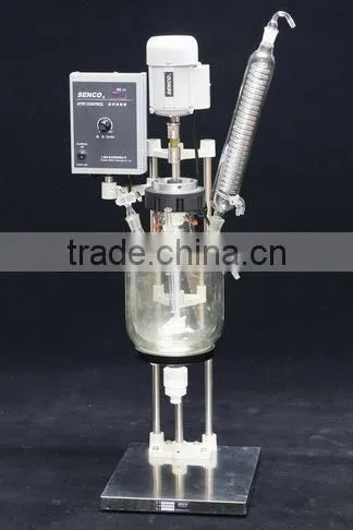 Jacketed Glass Reactor FJ502 -SENCO Chemistry Glass 5L Lab Reactor