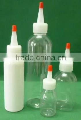 60ml,100ml,250ml,500ml Plastic Colorful PET e Cig Liquid Oil Bottle With Yorker Cap photo-2