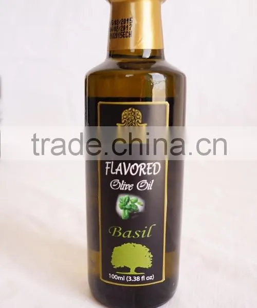Basil Infused Olive Oil. Premium Quality Olive Oil With FDA Certification. Glass Bottle 250 Ml. photo-4