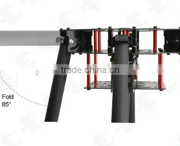 Hexa-rotor Copter Carbon Fiber Frame Foldable, FPV Hexacopter Multicopter RC Flight Model Aerial Photography photo-4