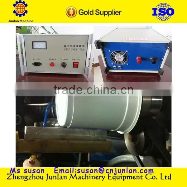 Pp PE Platic Cup Bottle Film Corona Treatment Machine +8618637188608 photo-4