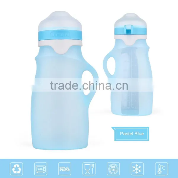 Baby Glass Feeding Bottles With Silicone Sleeve photo-2