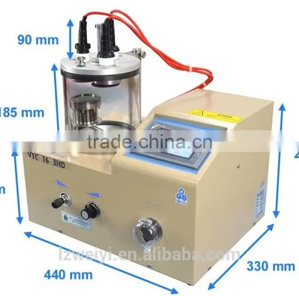 LAIZHOU WEIYI 3 Rotary Target Plasma Sputtering Coater w. Substrate Heater (500 C) Including 3 Targets - VTC-16-3HD photo-6