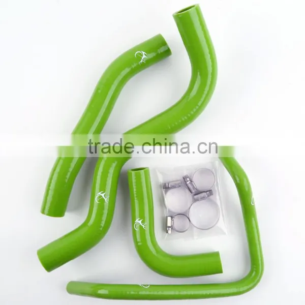 Green Silicone Radiator Hose + Clamps For Honda CB600F HORNET 2003-2006 2004 05 photo-2