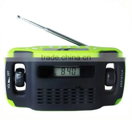 Hight Quality Low Price Crank Hand Solar Powered Radio AM/FM photo-4