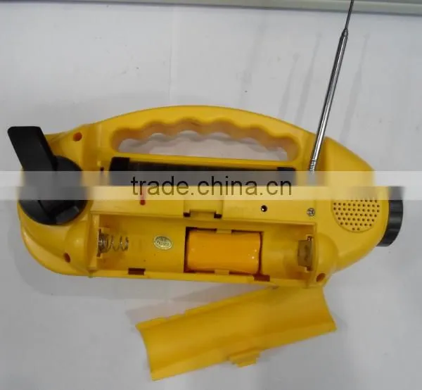Solar Dynamo Radio With LED Torch and Cell Phone Charger and Thermometer photo-4