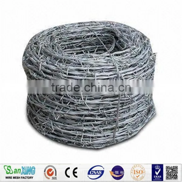 BWG12x14 Galvanized Barbed Wire 250m Length per Roll photo-4