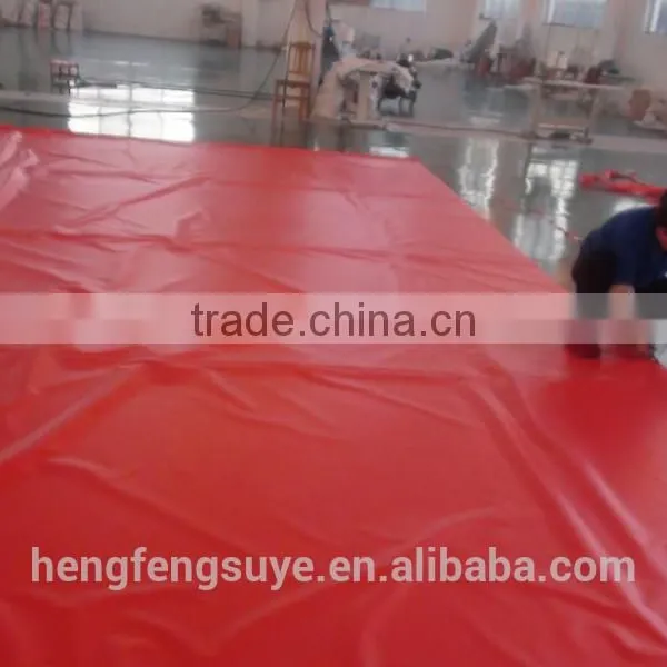 100% PVC Cheap Laminated Fabric Waterproof Fabric 200D*200D 1000D*1000D photo-4