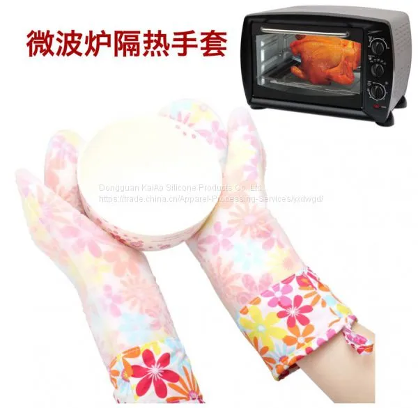Wholesale Hand Oven Gloves Long Sleeve Mitt photo-4