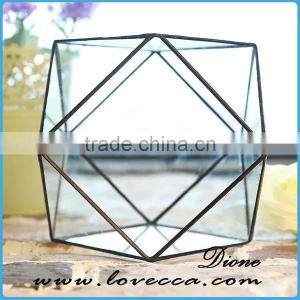 Romantic Wedding Decoration Jewel Glass Terrarium Box photo-3