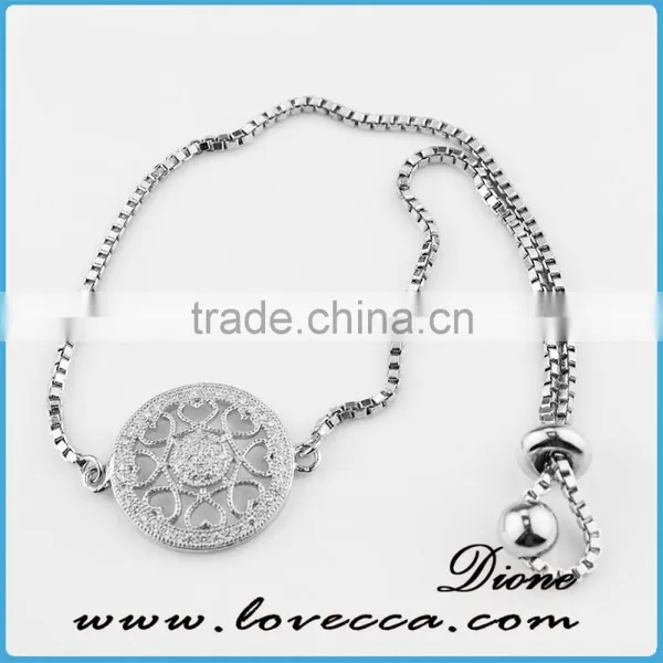 2017 Wholesale Gold Pave Link Bracelet photo-4