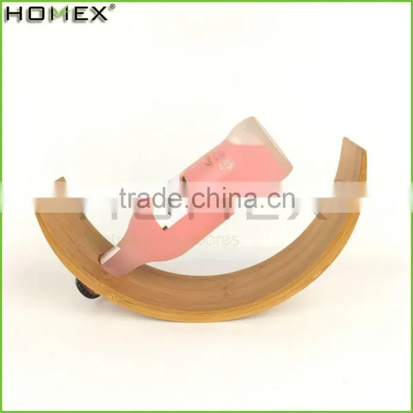 Single Wine Holder/ Wine Rack Display in Bamboo Homex-BSCI photo-2