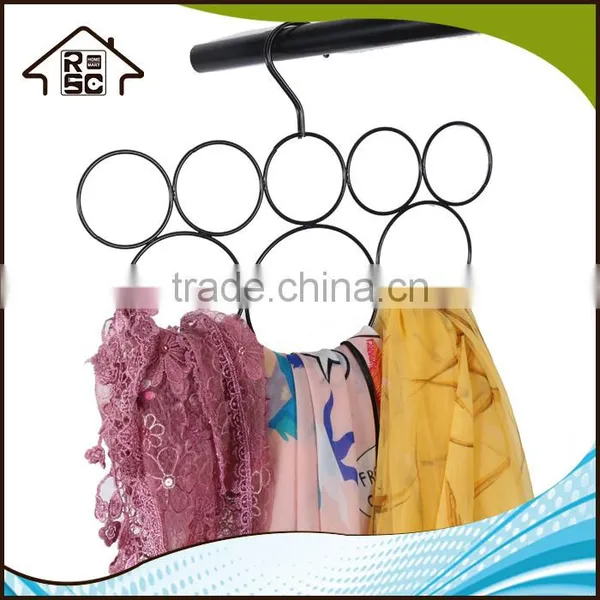 NBRSC Free Sample Available Scarves Hanger Multi Use Tie Belts Organize 8 Circles Storage Holder photo-4