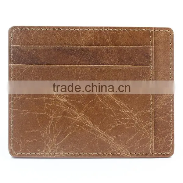 Oil Wax Slim Card Holder photo-2