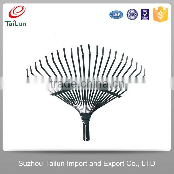 High Quality 22 Tines Plastic Coated A3 Steel Garden Handle Rake photo-3