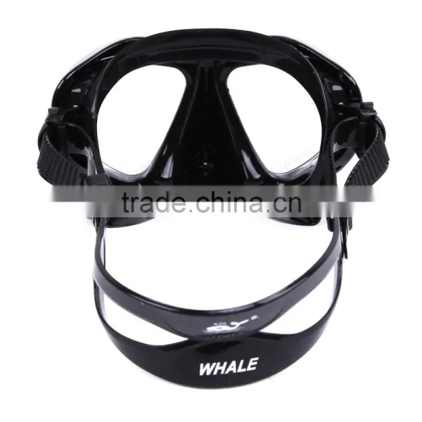 Silicone Diving Mask With 4 Tempered Glass Windows photo-3