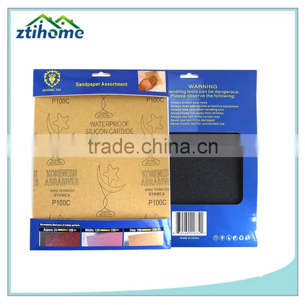 9 x 11 Inch Waterproof Black Abrasive Sandpaper With Many Brands photo-2