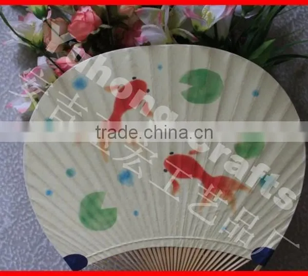 Promotional New Style Bamboo Paper Fan photo-4