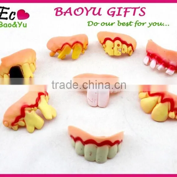 Halloween Party Fake Teeth PVC Fake Teeth Props Fake Teeth photo-3