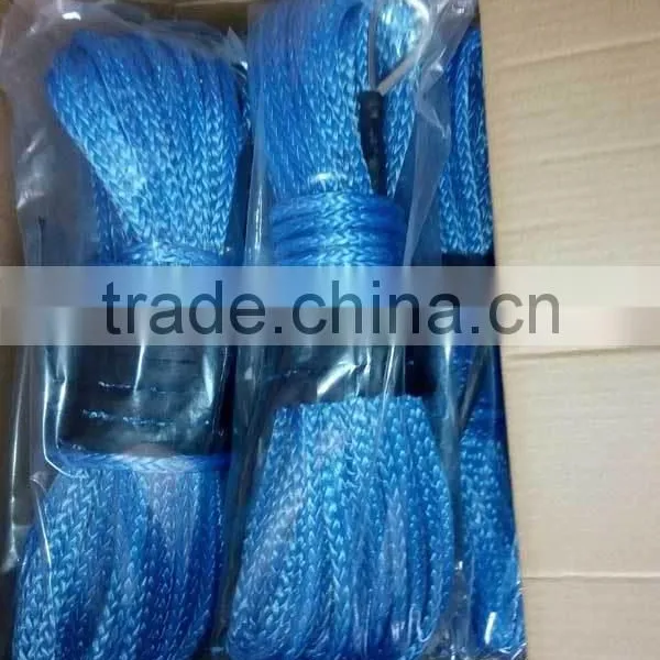 4WD Long Rope Winch Electric Mini Braided Synthetic Rope 12mm Car Synthetic Winch Rope photo-6