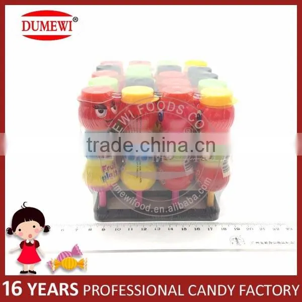 Fruit Flavor Hard Candy Gourd Shape Lollipop Toy Candy photo-6