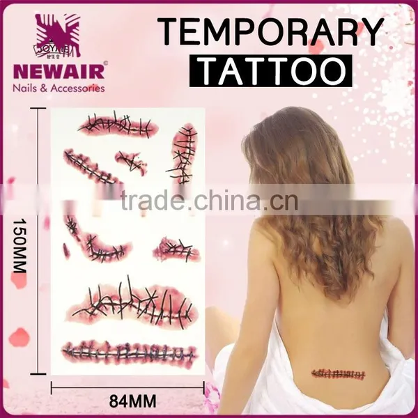Custom Peel off Stickers Art Paper Custom Body Temporary Tattoo Sticker photo-3