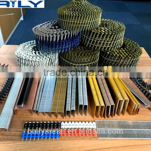 BAILY SUPPLY C17 C24 C30 C45 15GA 16GA High Quality Hog Ring Nails for Mattress Net Clip Gun photo-6