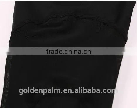 High Elastic Splicing Mesh 90% Polyester 10% Spandex Yoga Pants Wholesale for Fittness photo-5